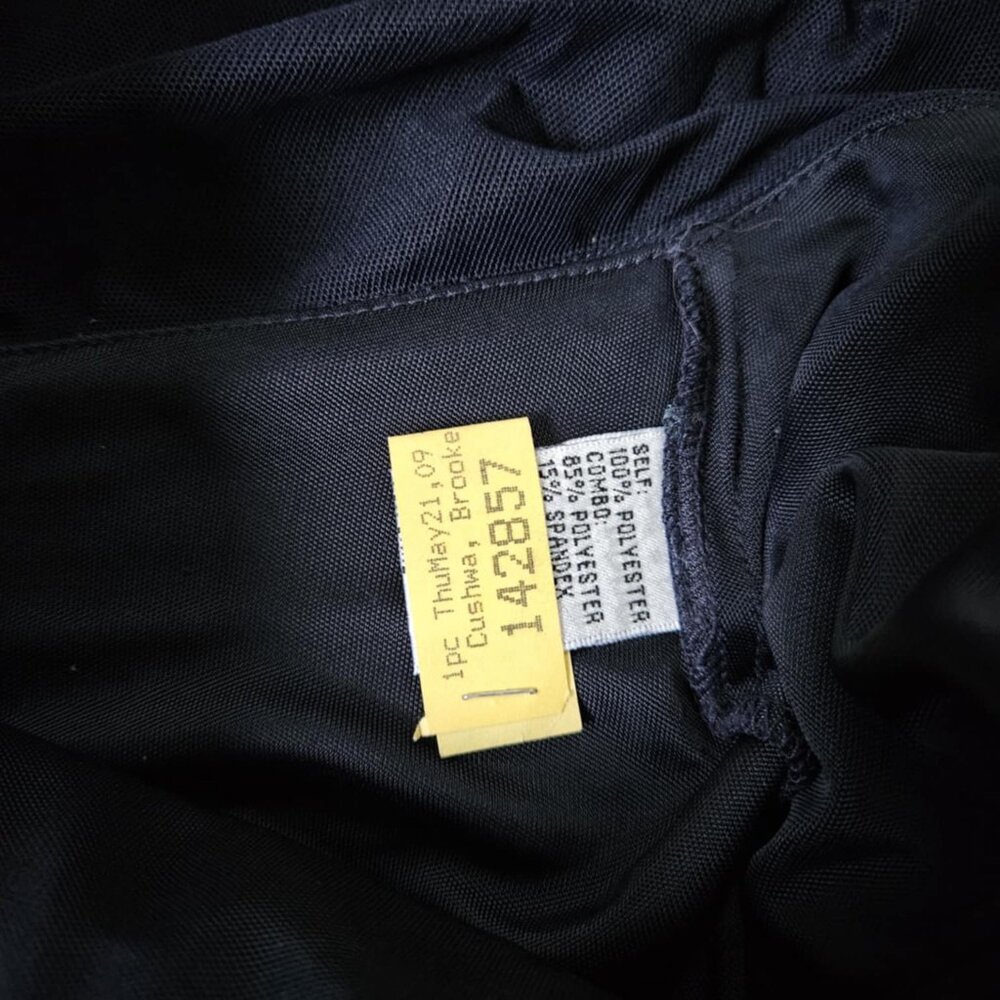 Navy Vintage Cache Halter Gown - Picture 10 of 13